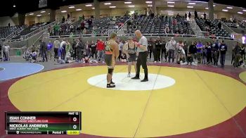 220 lbs Round 3 - Isiah Conner, Mountainside Wrestling Club vs Nickolas Andrews, West Albany Mat Club