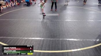 47 lbs Semifinal - Grayson Link, Summerville Takedown Club vs Brody Purvis, White Knoll Youth Wrestling
