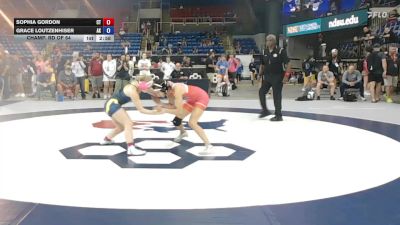 100 lbs Champ. Rd Of 64 - Sophia Gordon, CT vs Grace Loutzenhiser, AK