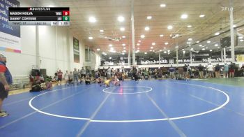 73 lbs Rr Rnd 4 - Mason Kolva, Team Nauman Wrestling Club - K6 vs Danny Cortese, Launch Wrestling Academy - K6