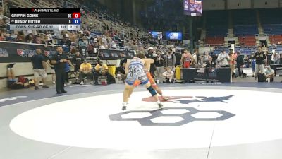 175 lbs Cons. Sub-rd Of 32 - Griffin Goins, Oklahoma vs Brady Ritter, Illinois