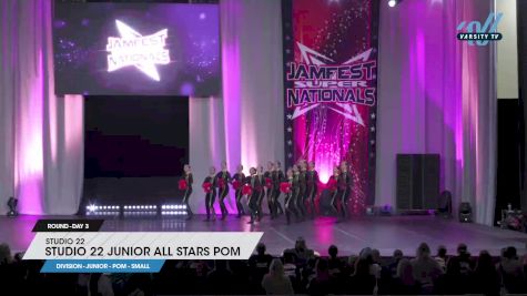 Studio 22 - Studio 22 Junior All Stars Pom [2023 Junior - Pom - Small Day 3] 2023 JAMfest Dance Super Nationals