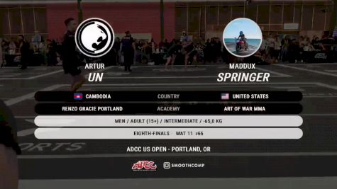 Sean Risman vs Damian Rojas 2026 ADCC Portland Open