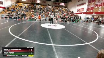 100 lbs Champ. Round 2 - Riley Meyer, Kemmerer vs Sage Lichtenberger, Newcastle