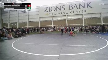 70 lbs Semifinal - Tyce Torres, Payson Lion Wrestling Club vs Brighton Sainsbury, Team Prestige Wrestling