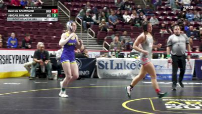 136 lbs 7th Place - Raylyn Schwoyer, Owen J. Roberts-G vs Abigail Dolanch, Avella-G