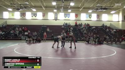 177 lbs 1st Place Match - Christian Simmons, Independence vs Randy Lavalle, Hampton-Dumont-CAL