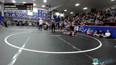 58-61 lbs Rr Rnd 6 - Wyatt Turner, Chandler Takedown Club vs Xayden Phillips, Chickasha Youth Wrestling
