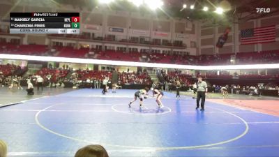 120 lbs Cons. Round 4 - Makiely Garcia, New Plymouth vs Charizma Fries, Kuna