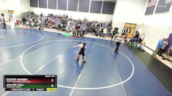 75 lbs Quarterfinal - Kolter Hall, Pleasant Grove vs Dustin Hansen, Salt Flats Wrestling Club