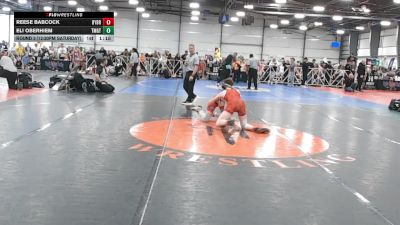 100 lbs Round 3 (12:30pm Saturday) - Eli Oberhiem, Team Gotcha vs Reese Babcock, Backyard Brawlers