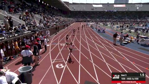 Watch High School Girls 4x100 Relay Prelims (Event 109) Heat 5 At 2026 Penn Relays
