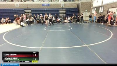 145 lbs Round 4 - Luke Gilliam, 1 vs Devin Misnick, Capital Wrestling Club