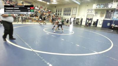 120 lbs Cons. Round 6 - Charles Cohen, Corona Del Mar vs Zairone Cabrera, South Torrance