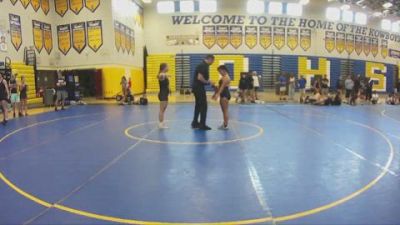 138 lbs Cons. Round 3 - Lena Kettering, Camden Outsiders vs Jasmine Baumbach, Daughters Of Zion