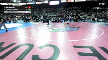 4A 120 lbs Quarterfinal - Will Wright, Teton vs Sawyer Huston, Timberlake
