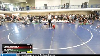 53-56 lbs Round 3 - Drexel Ashworth, Iron Co Wrestling Academy vs Zach Lewis, Champions Wrestling Club