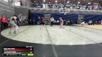 117 lbs Semifinal - Charlee Noah, North Country Wrestling Club vs Ava Williams, Suples