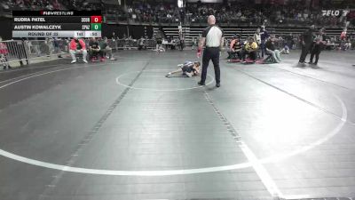 50 lbs Round Of 32 - Rudra Patel, Scorpions vs Austin Kowalczyk, Spazz Wrestling