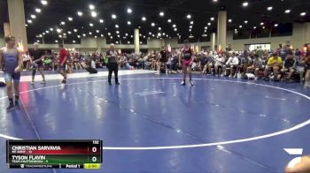 132 lbs Placement Matches (32 Team) - Tyson Flavin, Team Chattanooga vs Christian Sarvavia, MF Army