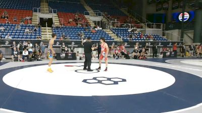 126 lbs Cons. Rd Of 64 - Matthew Quigley, Michigan vs Fisher Yeager, Kansas