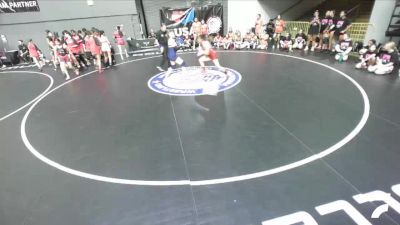 155 lbs Lucia Ledezma, SDIKWA - San Diego-Imperial Kids Wrestling Association vs Izellah Cruz, OCWA - Orange County Wrestling Association