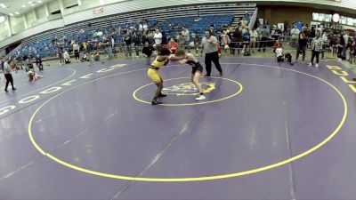 14U Girls - 120 lbs Cons. Round 1 - Jayden Jones, Nebraska Wrestling Academy vs Grayson Richburg, Maryland