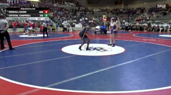 5A 125 lbs Cons. Round 1 - Kendall Eaves, Lonoke vs Crystal Campbell, Sylvan Hills