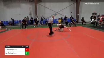 100 lbs Semifinal - Eric Swanson, Underground vs Jesse DeNegri, Buxton