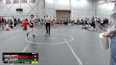 76 lbs Round 1 (4 Team) - Chase Swartz, Pursuit WA vs Joey Scuffins, Team Germantown