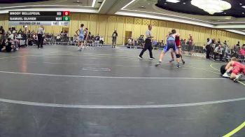 120 lbs Round Of 64 - Brody Bellefeuil, Red Dot WC vs Samuel Olivier, Wcrtc