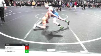 100 lbs Round Of 16 - Brenden (Sj) Wilson, Shelton Wrestling Academy vs Jacob Sutphin, King Select