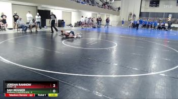135 lbs Quarterfinals (8 Team) - Sam Regnier, Marshall/Lakeview/RTR vs Jordan Rannow, HLWW