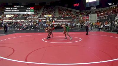 120 lbs Cons. Round 2 - Koehn Dietrich, Mulvane vs Deonte Crain, Lindsborg-Smoky Valley Hs