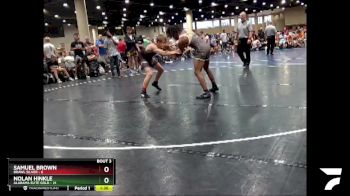 138 lbs Placement (4 Team) - Nolan Hinkle, Alabama Elite Gold vs Samuel Brown, BRAWL Silver