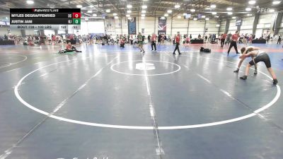100 lbs Consi Of 16 #1 - Myles DeGraffenried, SC vs Justin Jani, NJ