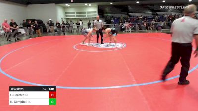 170 lbs Round Of 64 - Louie Cerchio, NJ vs Nate Campbell, PA