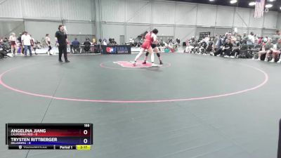 155 lbs Placement Matches (16 Team) - Angelina Jiang, California Red vs Trysten Rittberger, Oklahoma