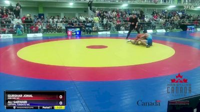 55kg 1st Place Match - Gurshar Johal, Miri Piri WC vs Ali Sarwari, Central Toronto WC