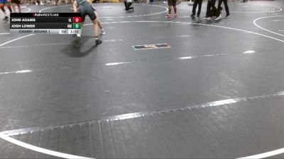 132 lbs Champ. Round 1 - John Adams, Upson Lee vs Josh Lower, Individual