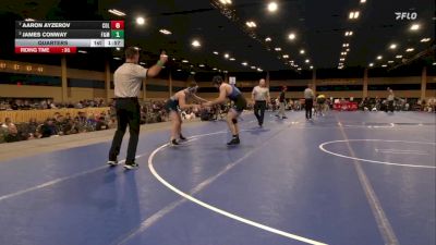 184 lbs Quarters - Aaron Ayzerov, Columbia vs James Conway, Franklin & Marshall