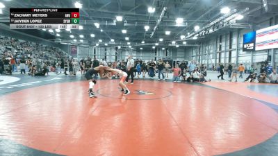 105 lbs Cons. Sub-quarters - Jaiyden Lopez, Scrap Yard Garage Wrestling vs Zachary Meyers, Ascend Wrestling Academy