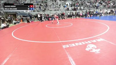 U23 Women - 59F Champ. Round 1 - Alexis Janiak, IL vs Bella Williams, OK