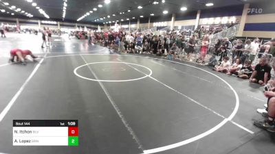 126 lbs Round Of 16 - Nathan Itchon, Silverback WC vs Aj Lopez, Grindhouse WC