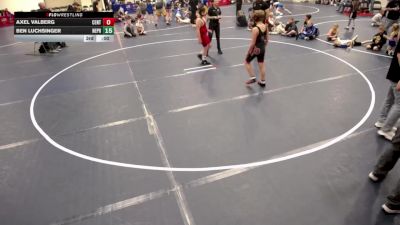 Elementary - 135 lbs Micah Haas, Centennial vs Asher Theis, New Prague