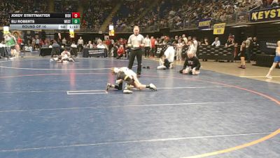 55 lbs Round Of 16 - Jordy Strittmatter, Bishop McCort vs Eli Roberts, West Allegheny
