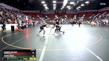 135 lbs Champ. Round 2 - Elvis Solis, Gladiator Wrestling vs Aaron Wilson, Pontiac Elite