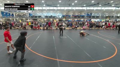 105 lbs Champ. Round 1 - Bradyn Tompkins, Unattached vs Huck McLaulin, Unattached