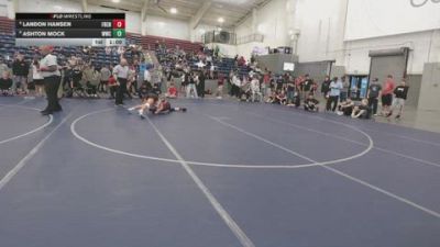 120 lbs Champ. Rd Of 16 - Landon Hansen, Frenchtown vs Ashton Mock, Warrior Wrestling Club