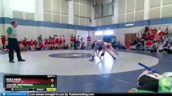 150 lbs Placement (4 Team) - Colter Heffernan, Brownsburg vs Kole Hege, New Palestine